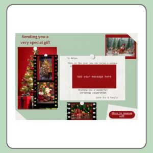 Christmas E-Gift Card - Dark Red