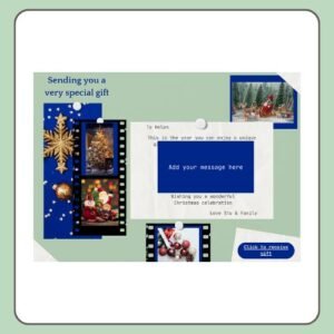 Christmas E-Gift Card - Blue